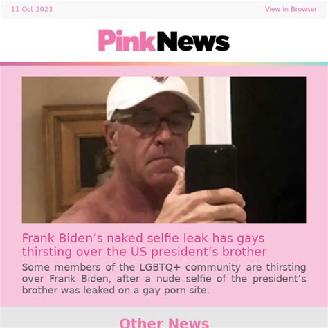 frank biden nudes|Frank Biden Nude Selfie: What We Know as President's Brother .